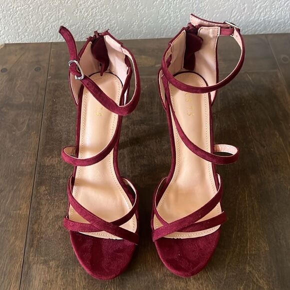 Alegra K Round Toe Strappy Platform Stiletto Heel Sandals - Picture 6 of 14